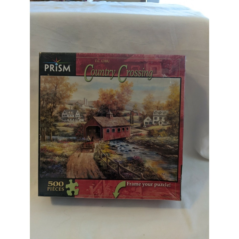 Prism 500 Piece Country Crossing Jigsaw Puzzle Factory Sealed